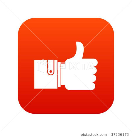 Like icon digital red - Stock Illustration [37236173] - PIXTA
