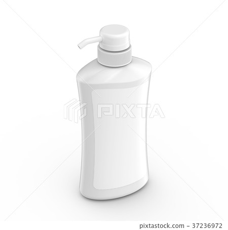 Blank pump dispenser bottle mockup 37236972