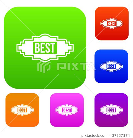 Best label set collection - Stock Illustration [37237374] - PIXTA