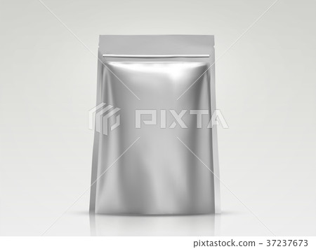 Blank foil bag mockup 37237673