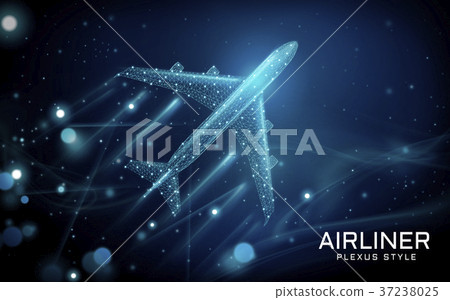 Airliner flying up to the sky Airliner flying up to the sky 37238025