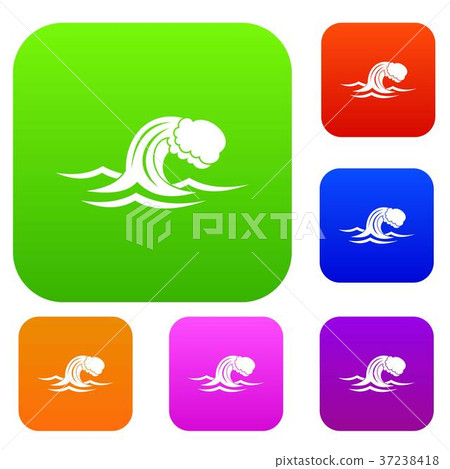 Foamy wave set collection 37238418