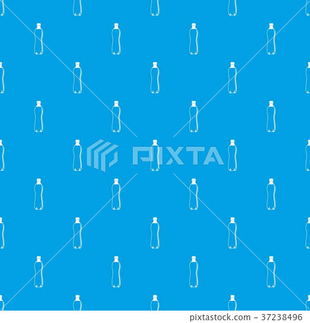 Water bottle pattern seamless blue - Stock Illustration [37238496] - PIXTA