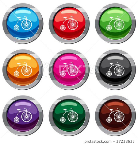 Penny-farthing set 9 collection 37238635