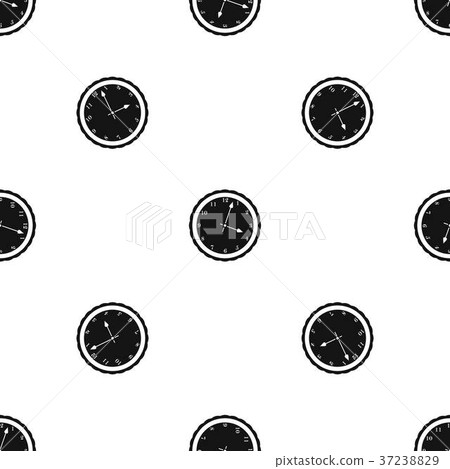 Watch pattern seamless black Watch pattern seamless black 37238829