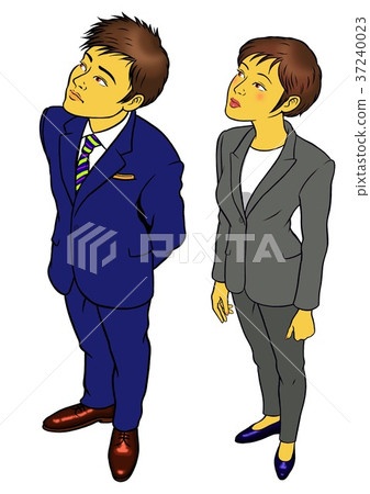 A businessman looking up 37240023