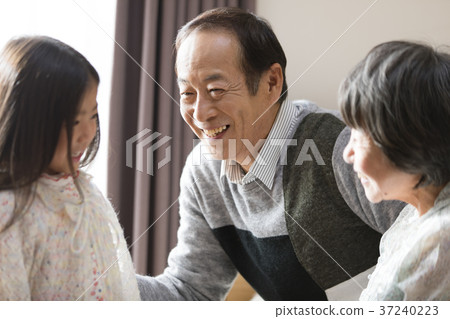 Senior care facility smile 37240223