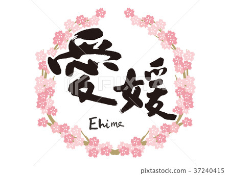 愛媛刷字符櫻花框架 愛媛刷字符櫻花框架 37240415