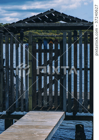 Maroochy River Boat House during the day. 37240627
