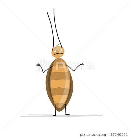 Funny cockroach for your design Funny cockroach for your design 37240951