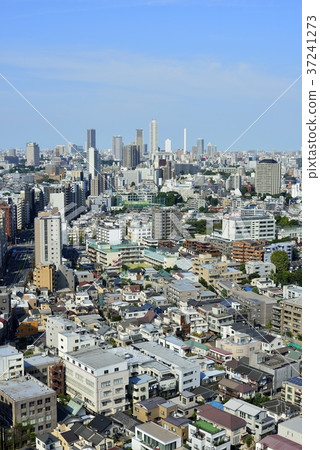 東京都市風景在池袋的方向 37241273
