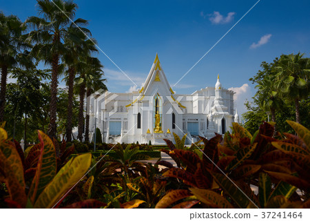 Wat Tha Sung with blue sky and garden in Thailand 37241464