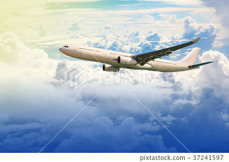 Airplane in the sky 37241597
