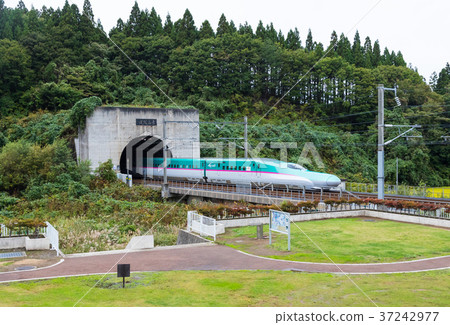 北海道新幹線seikan隧道 青森縣 照片素材 圖片 圖庫