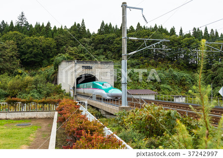 北海道新幹線seikan隧道 青森縣 照片素材 圖片 圖庫