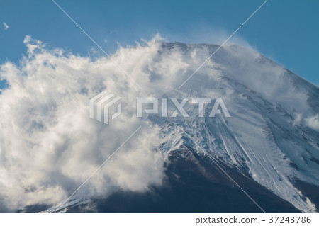 Mt Fuji Mt. Snowstorm 37243786