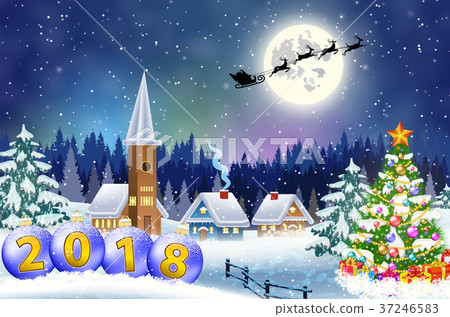 Merry Christmas Wooden Sign 37246583