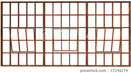 Window frame. 3D render Window frame. 3D render 37248274