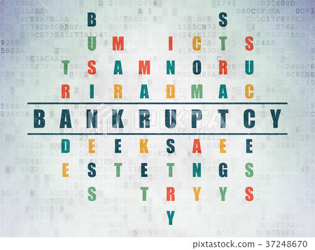 Business concept: Bankruptcy in Crossword Puzzle 37248670