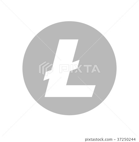 虛擬貨幣標誌圖標/ Alto硬幣（輕硬幣/ Litecoin / LTC） 37250244