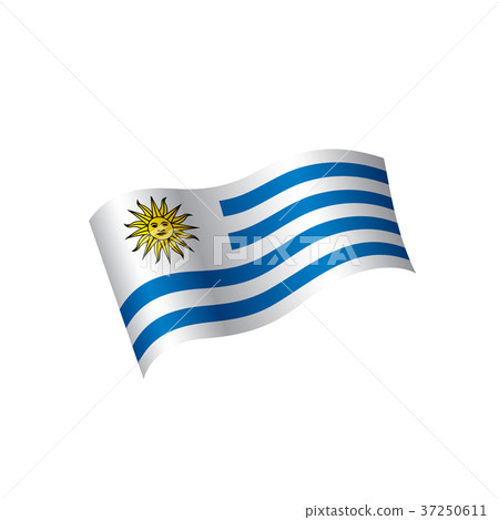 Uruguay flag, vector illustration Uruguay flag, vector illustration 37250611