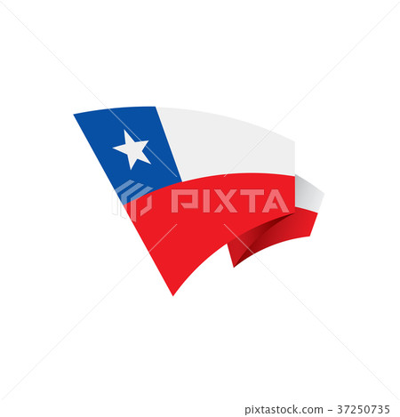 Chile flag, vector illustration Chile flag, vector illustration 37250735