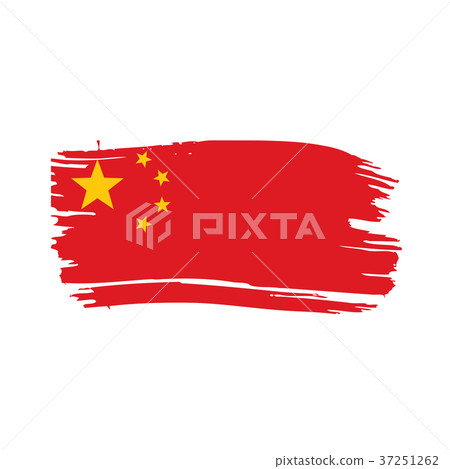 China flag, vector illustration China flag, vector illustration 37251262