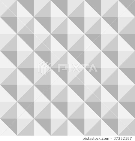 3D paper pyramids. Seamless vector pattern 37252197