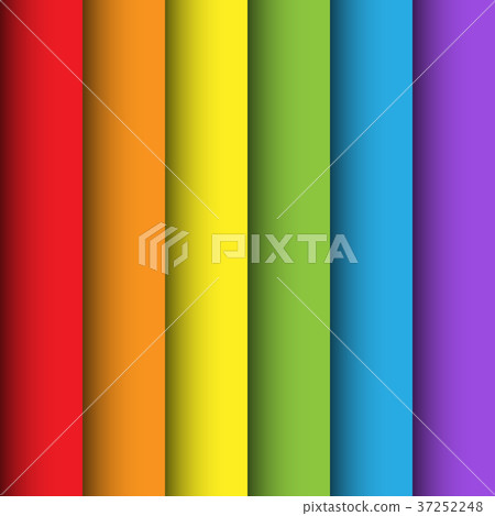 Overlapping colorful paper sheets in colors of 37252248