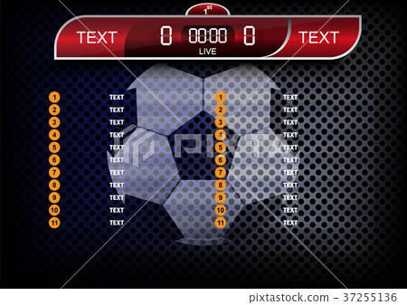 Scoreboard soccer design., Sport button element Scoreboard soccer design., Sport button element 37255136