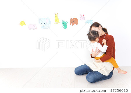 Poor health child and nursery teacher Poor health child and nursery teacher 37256010