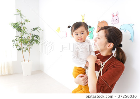 Poor health child and nursery teacher Poor health child and nursery teacher 37256030