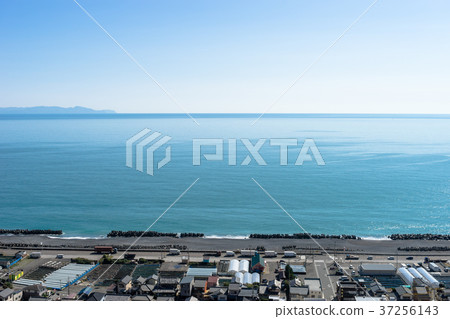 View of the Suruga Bay seen from Kunozan Toshogu Shrine 37256143