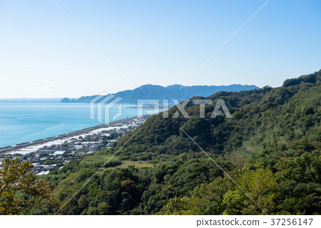 View of the Suruga Bay seen from Kunozan Toshogu Shrine 37256147