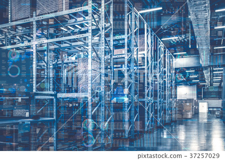 Logistics warehouse Logistics warehouse 37257029