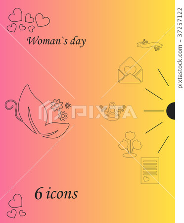 I love you womens doodle 6 icon in set of womens 37257122