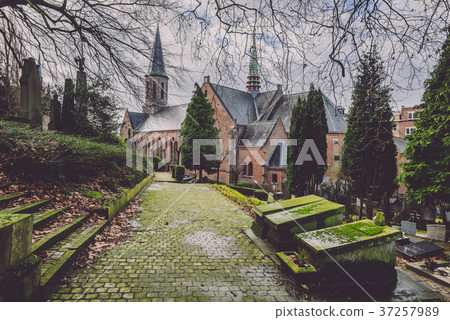 Historic Cemetery and Chapel in Ghent, Belgium Historic Cemetery and Chapel in Ghent, Belgium 37257989