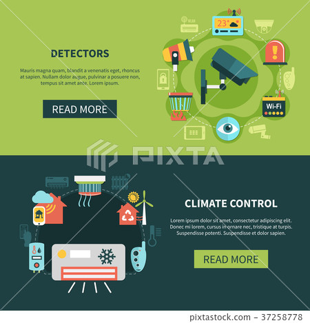 Climate Control And Detectors Banners 37258778