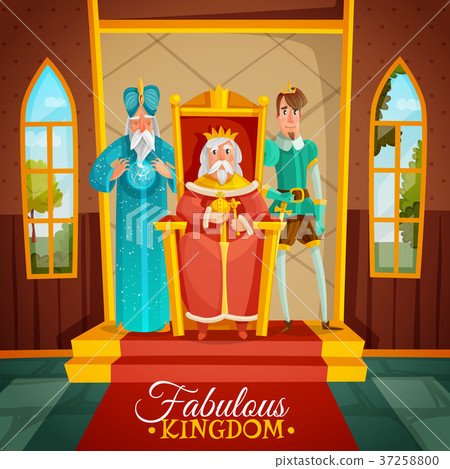 Fabulous Kingdom Cartoon Illustration 37258800