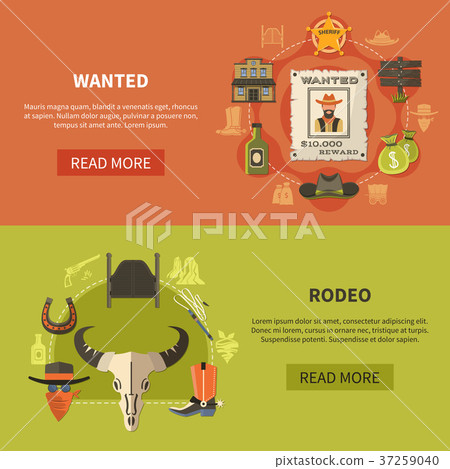 Wanted Bandit And Rodeo Banners Wanted Bandit And Rodeo Banners 37259040