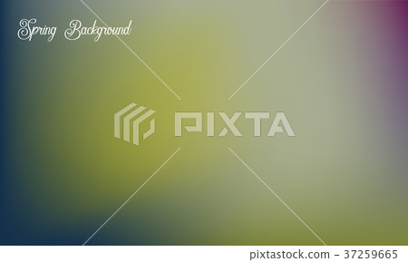 Horizontal vector banner with bright spring Horizontal vector banner with bright spring 37259665