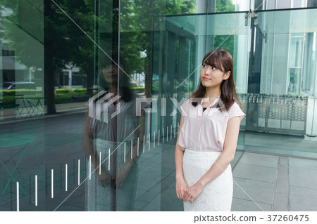 商務休閒女性 商務休閒女性 37260475