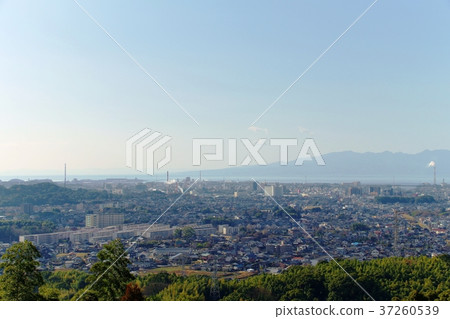 大牟田市景觀都市風景從Mt. Oma 大牟田市景觀都市風景從Mt. Oma 37260539