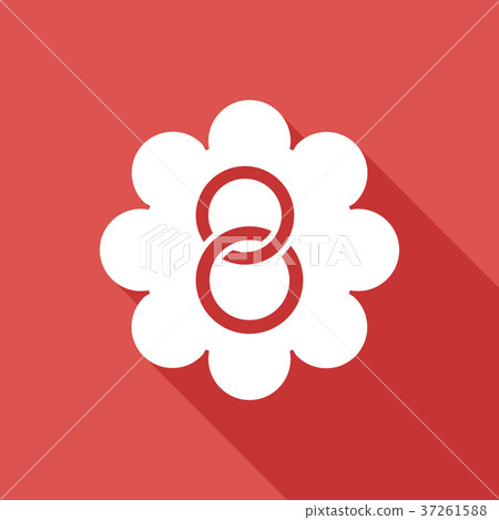 Hello Spring. Wreath of tulips and other flowers Hello Spring. Wreath of tulips and other flowers 37261588