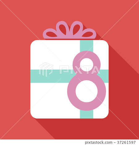 Gift for 8 March, Women's Day, eps 10. Gift for 8 March, Women's Day, eps 10. 37261597