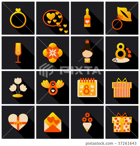 vector illustration set of badges labels on the vector illustration set of badges labels on the 37261643