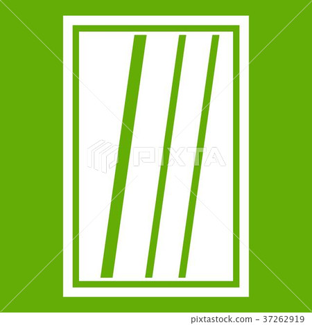 White rectangle window icon green - Stock Illustration [37262919] - PIXTA