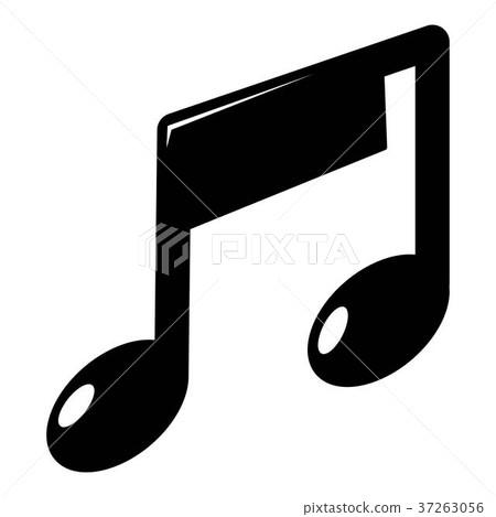 Music note icon , simple style 37263056