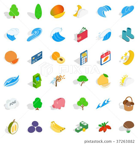 Viable icons set, isometric style 37263882