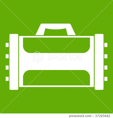 Welding machine icon green 37265682